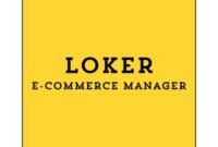 Info Lowongan Kerja E-Commerce Manager – Tangerang 2024, Healthy Crisps Buka Loker Tangerang Terbaru