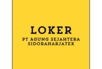 PT Agung Sejahtera Sidoraharjatex