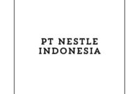 Info Lowongan Kerja Production Operator (Jakarta) 2024, PT Nestle Indonesia Buka Loker Jakarta Terbaru